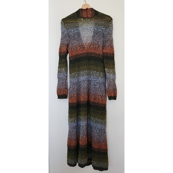 Anthropologie Sleeping On Snow Ombré Aura Cardigan Longline Duster Pockets Sz LP - Picture 4 of 11